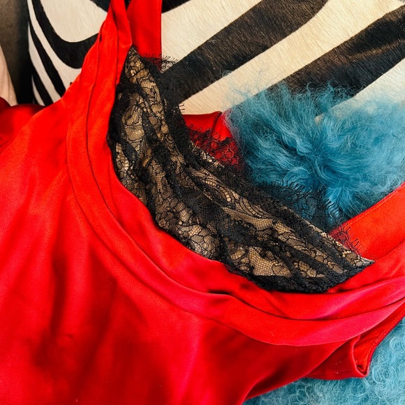 Vera Wang Gilded Age Red Gown sz4 - Picture 2 of 16